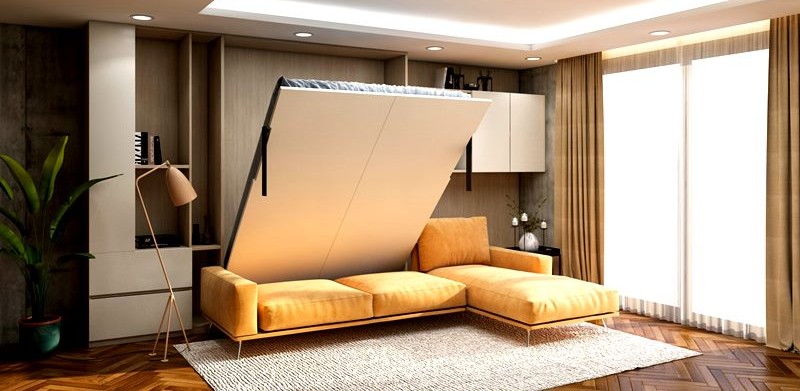Giường gắn tường thông minh