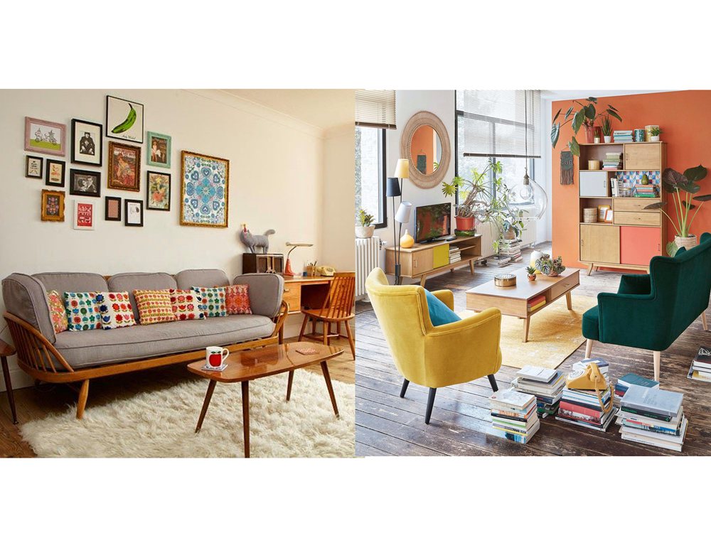 Thiết kế nội thất phong cách Retro