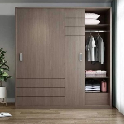 Tủ quần áo 2 cánh lùa hiện đại
