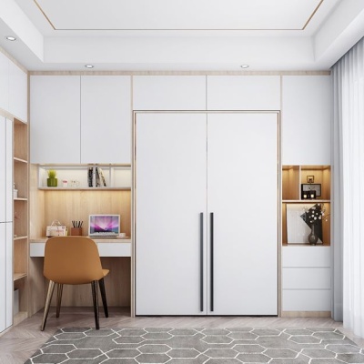 Tủ âm tường gỗ công nghiệp Melamine đa năng